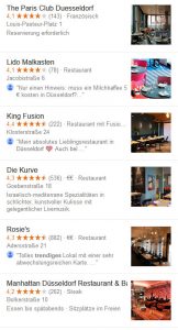 Die trendigsten Düsseldorfer Restaurants